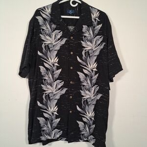 Set Of 3 Resort Wear George Mens Tropical Button Down Short Sleeve Shirts Sz XL